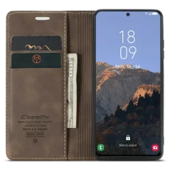 Caseme Samsung Galaxy S24 Retro Portemonnee Hoesje
