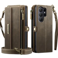 Caseme Samsung Galaxy S26 Ultra Luxe Alles-in-één Portemonnee Hoesje