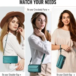 Caseme Samsung S24 FE Clutch Wallet met Koord