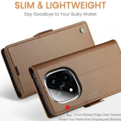 Caseme Xiaomi Redmi Note 14 Pro(+) Bookcase Hoesje