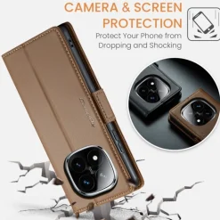 Caseme Xiaomi Redmi Note 14 Pro(+) Bookcase Hoesje