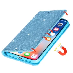 Comfycase Samsung Galaxy A20e Flash Powder Slim-Fit Flipcover