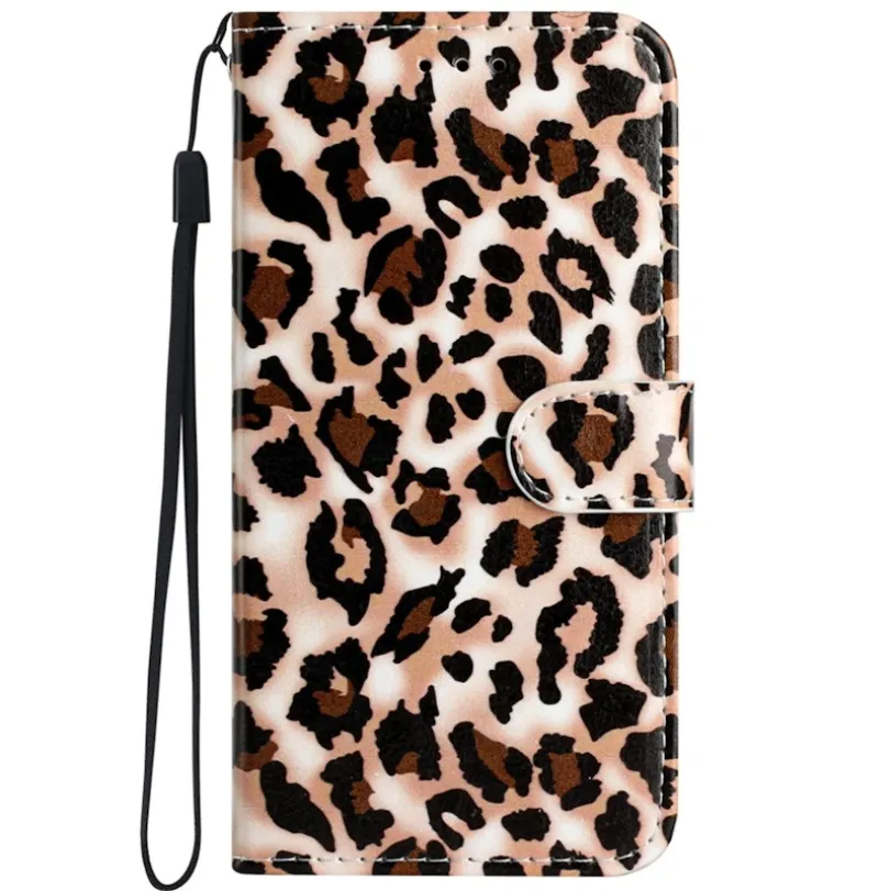 Comfycase Apple iPhone 17 Pro Bookcase Luipaardprint