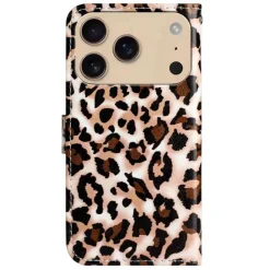 Comfycase Apple iPhone 17 Pro Bookcase Luipaardprint