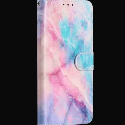 Comfycase iPhone 12 Mini Marmer Bookcase Hoesje