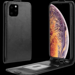 Comfycase iPhone 11 Pro Max Verticale Flip Cover met Pasruimte