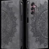 Comfycase Samsung Galaxy S24 FE Zacht Mandala Book Hoesje