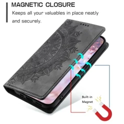 Comfycase Samsung Galaxy S24 FE Zacht Mandala Book Hoesje