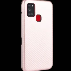 Comfycase Samsung Galaxy A21s Carbon Shell Flip Case Hoesje