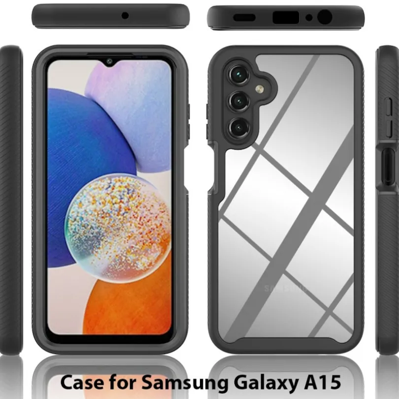 Comfycase Samsung Galaxy A15 Full Protection Cover