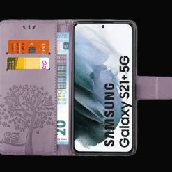 Comfycase Samsung Galaxy S21 Plus Bookcase Hoesje Uiltjes