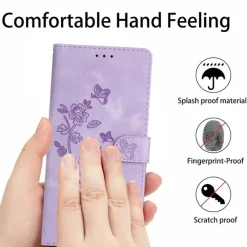 Comfycase Samsung Galaxy A56 Zacht Boek Hoesje met Gravure