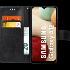 Comfycase Samsung Galaxy A12 Bookcase Hoesje Uiltjes