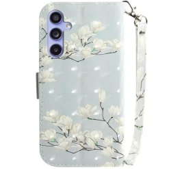 Comfycase Samsung Galaxy A55 Bookcase Hoesje Blossom