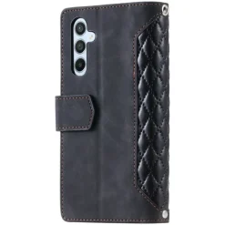 Comfycase Samsung Galaxy A35 Zipper Wallet Hoesje met Draagkoord