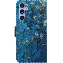 Comfycase Samsung Galaxy A35 Bloesem Bookcase Hoesje