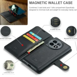 DG.MING OnePlus 11 Lederen 2-in-1 Wallet Hoesje