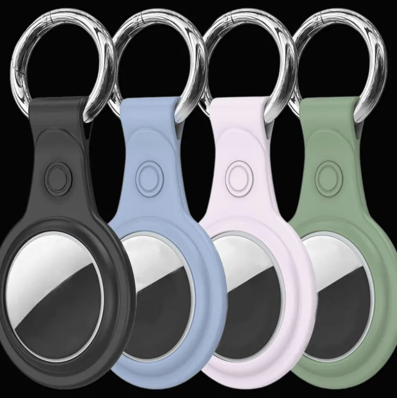 DUX DUCIS AirTag Siliconen Hoesje Met Sleutelring 4-pack