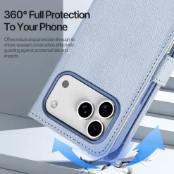 DUX DUCIS Apple iPhone 17 Pro Max Premium 2-in-1 Bookcase met MagSafe Hoesje