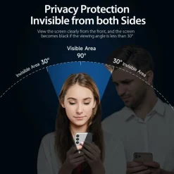 DUX DUCIS iPhone 16 Privacy Screenprotector Gehard Glas