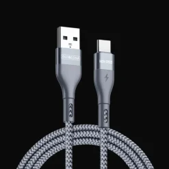 Duzzona Gewoven USB-A naar USB-C Oplaad + Datakabel