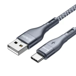 Duzzona Gewoven USB-A naar USB-C Oplaad + Datakabel