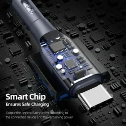 Duzzona Gewoven USB-A naar USB-C Oplaad + Datakabel