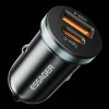 Essager Plug and Charge 30W Autolader USB en USB-C