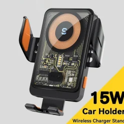Essager Slimme Autohouder met Draadloos Opladen 15W