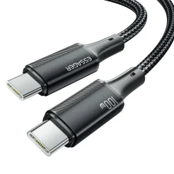 Essager 100W Gewoven USB-C naar USB-C Super Speed Cable
