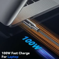 Essager 100W Gewoven USB-C naar USB-C Super Speed Cable