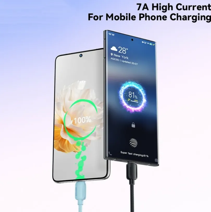 Essager 100W(!) Smartphone en Laptop Data + Oplaadkabel USB-A naar USB-C