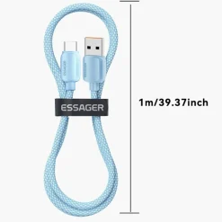 Essager 100W(!) Smartphone en Laptop Data + Oplaadkabel USB-A naar USB-C