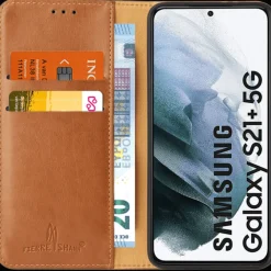 Fierre Shann Samsung Galaxy S21 Plus Slim Wallet Hoesje