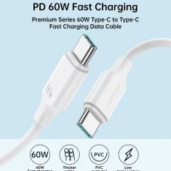Joyroom Premium Series USB-C Oplaadkabel 60W