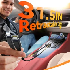 Joyroom 50W 4 in 1 Car Charger met Kabels