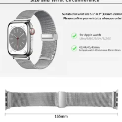 Kalebol Apple Watch Milanees Bandje