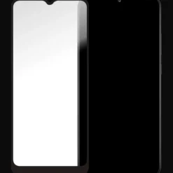 Mobilize Galaxy A02s/A03s Zwart Frame Glazen Screenprotector