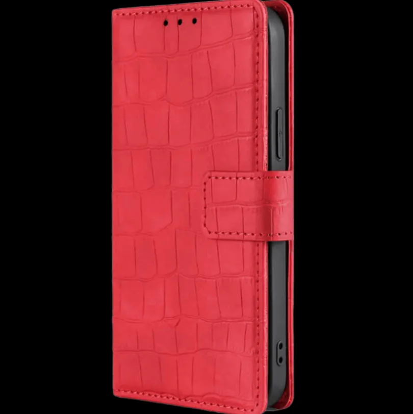 Mocaa Samsung Galaxy A12 Bookcase Hoesje Krokodillenleer
