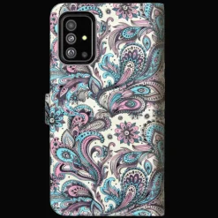 Mocaa Samsung Galaxy A71 Shiny Bookcase Design