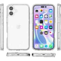 Mocaa Apple iPhone 16 Glitz Beschermhoesje