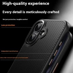 Mocaa Apple iPhone 17 Slim Carbon Pantser MagSafe Case