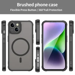 Mocaa Apple iPhone 15 Slim Anti-Shock MagSafe Hoesje