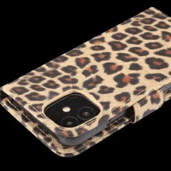 Mocaa iPhone 12 Mini Luipaardprint Bookcase Hoesje