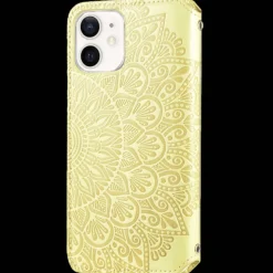 Mocaa iPhone 12 Mini Magnetisch Mandala Portemonnee Hoesje