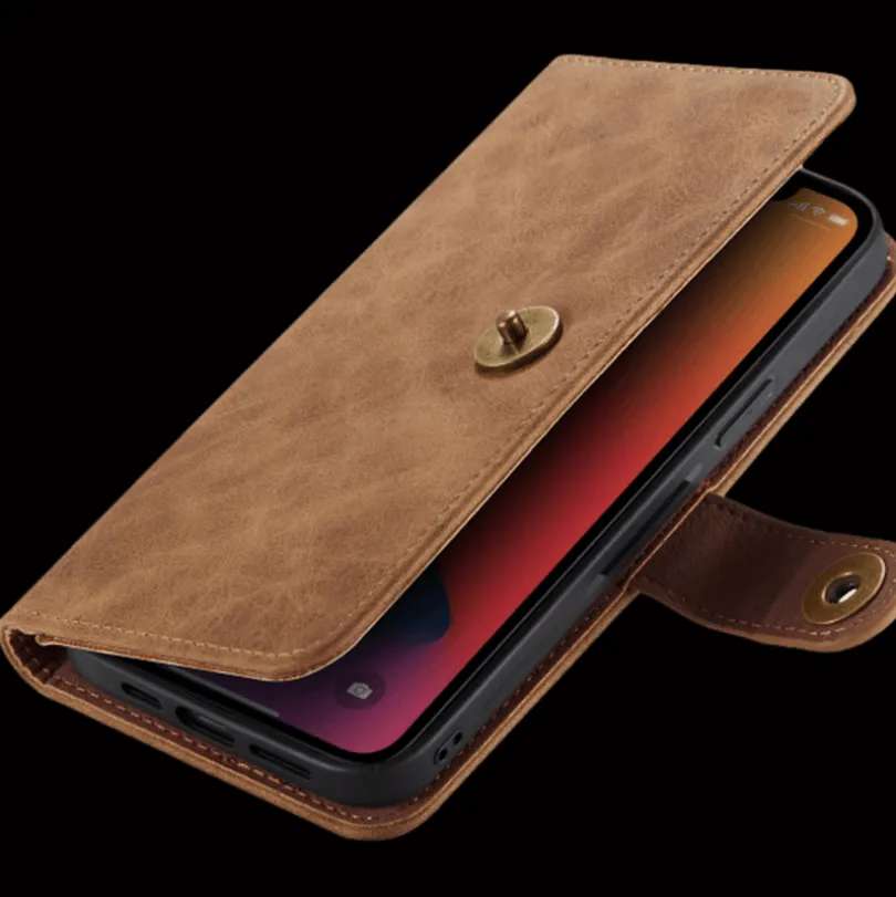 Mocaa iPhone 12 Mini Vintage 2-in-1 Wallet Hoesje