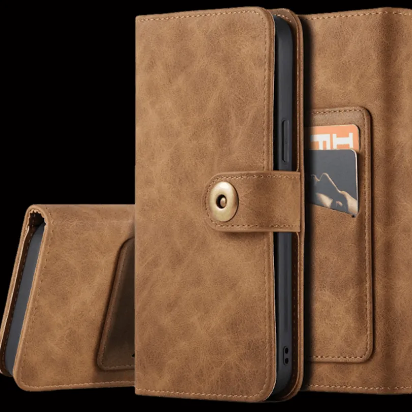 Mocaa iPhone 12 Mini Vintage 2-in-1 Wallet Hoesje