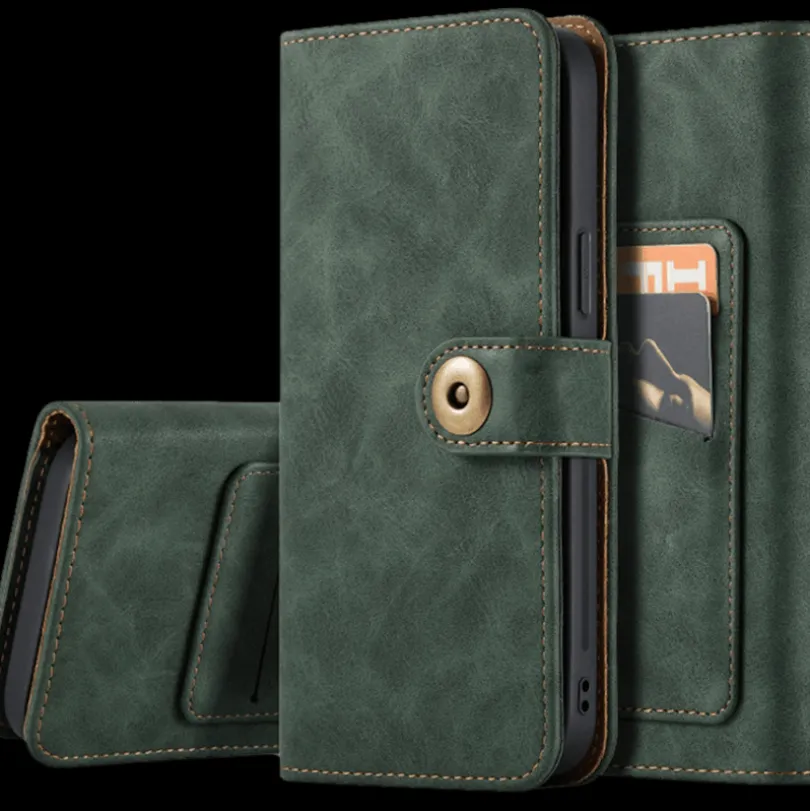 Mocaa iPhone 12 Mini Vintage 2-in-1 Wallet Hoesje