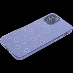 Mocaa iPhone 12 (Pro) 3D Effect Hartjes Hoesje