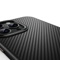 Mocaa iPhone 16 Pro Slim Carbon Pantser MagSafe Case